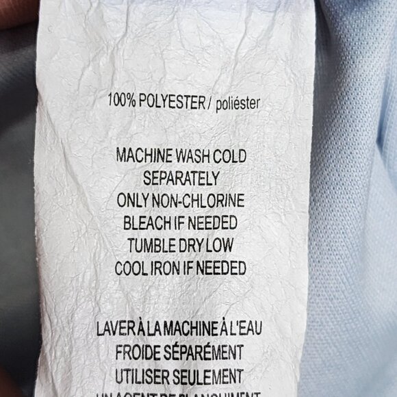 Men's Blue Ben Hogan Performance Polo Shirt Striped Short Sleeve Size S - Picture 6 of 10